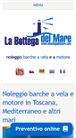 Mobile Screenshot of labottegadelmare.com